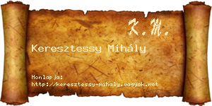 Keresztessy Mihály névjegykártya